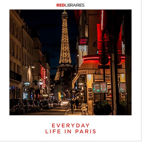 Life in Paris, Red libraries, Eiffel tower