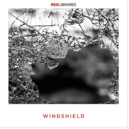 Windshield, Red libraries, broken glass