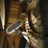 windmill, wheel, Red libraries