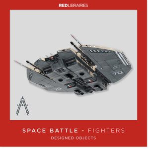 Space battle fighters, designed