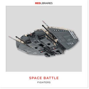 Space fighter, sci fi battle